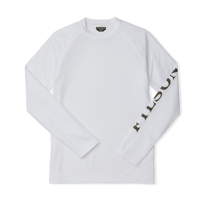 Long Sleeve Barrier T-shirt - White