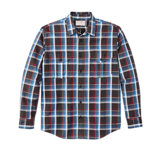Lightweight Alaskan Guide Shirt - Glacier Blue Plaid