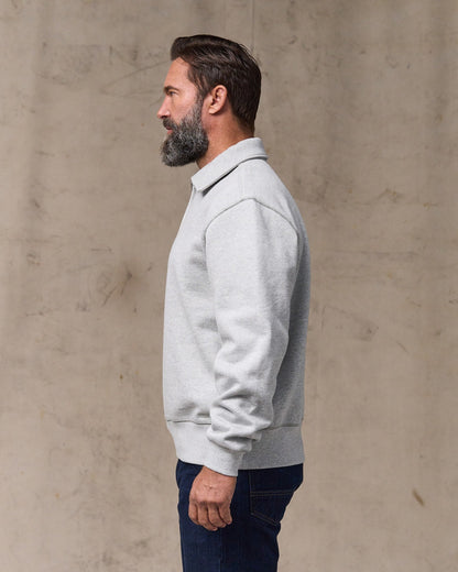 14-oz. Heritage Fleece Quarter Zip - Gray Heather
