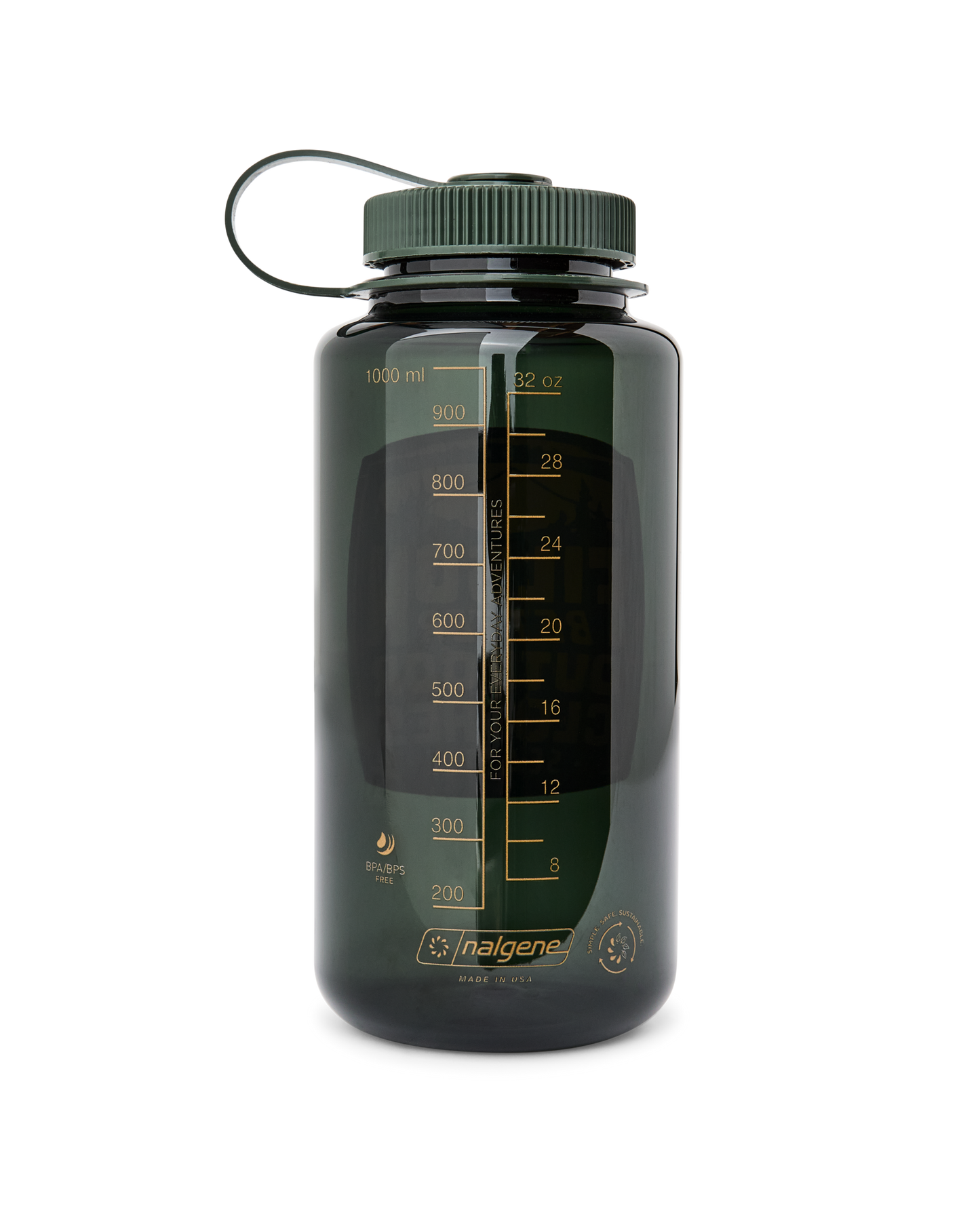 32-oz. Nalgene Bottle - Jade / Vintage Seal
