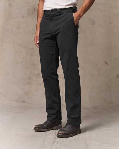 Granite Mountain Flat Front Pants - Washed Faded Black