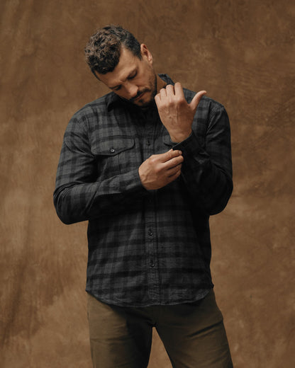 Alaskan Guide Shirt - Heather Gray/black Plaid