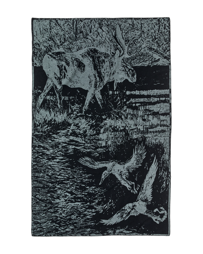 Cotton Blanket - Balsam Green / Marshlands
