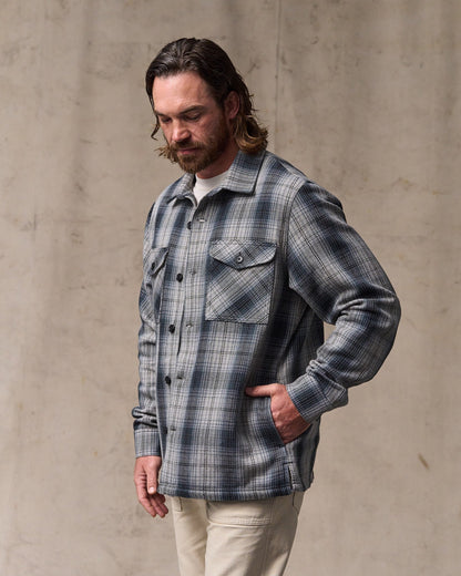 Deer Island Jac-Shirt - Slate / Gray Ombre