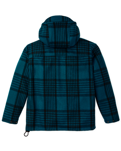 Mackinaw Wool Anorak - Blue / Black Plaid