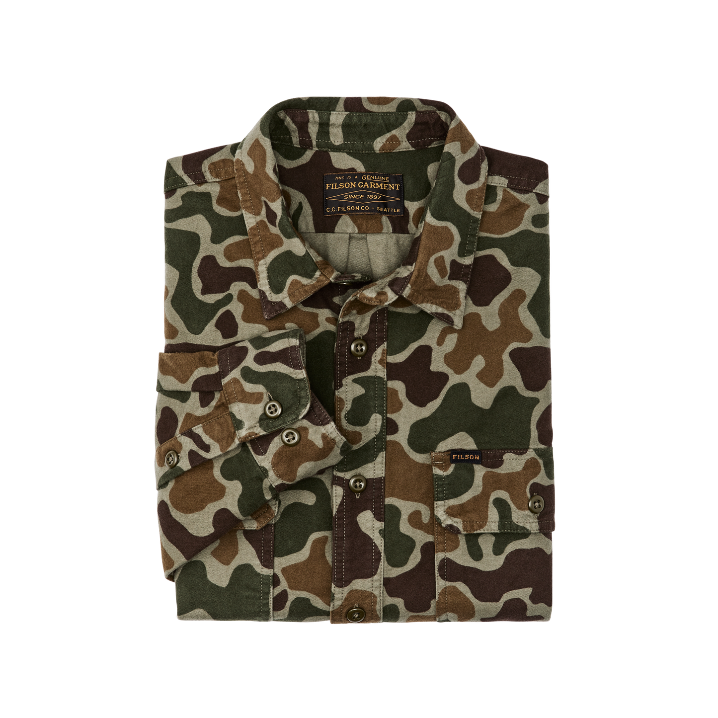 Field Flannel Shirt - Frog Camo