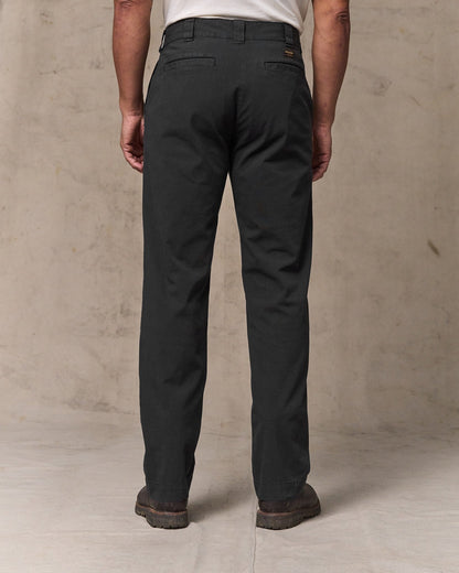 Granite Mountain Flat Front Pants - Washed Faded Black