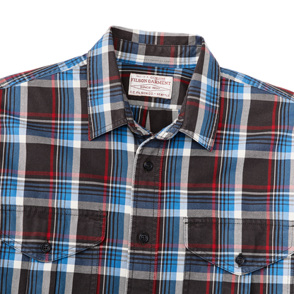Lightweight Alaskan Guide Shirt - Glacier Blue Plaid