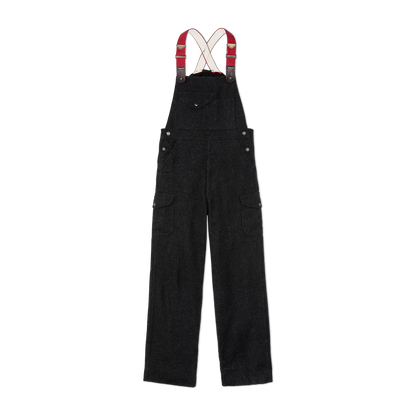 Mackinaw Wool Bibs - Charcoal
