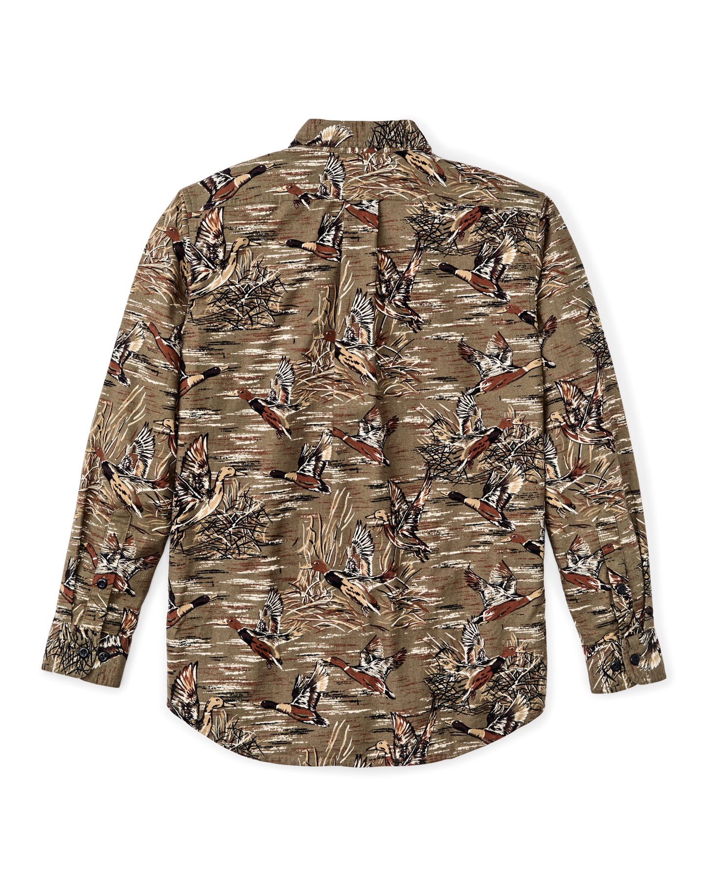 Field Flannel Shirt - Brown / Marsh Mallards