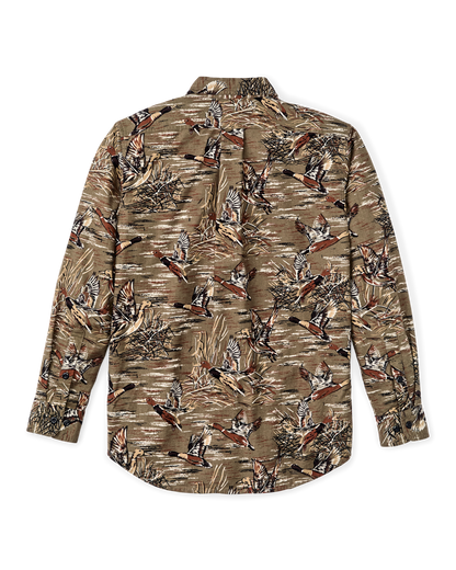 Field Flannel Shirt - Brown / Marsh Mallards