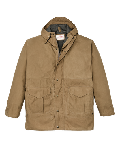 Dry Wax Omak Coat - Dark Beige