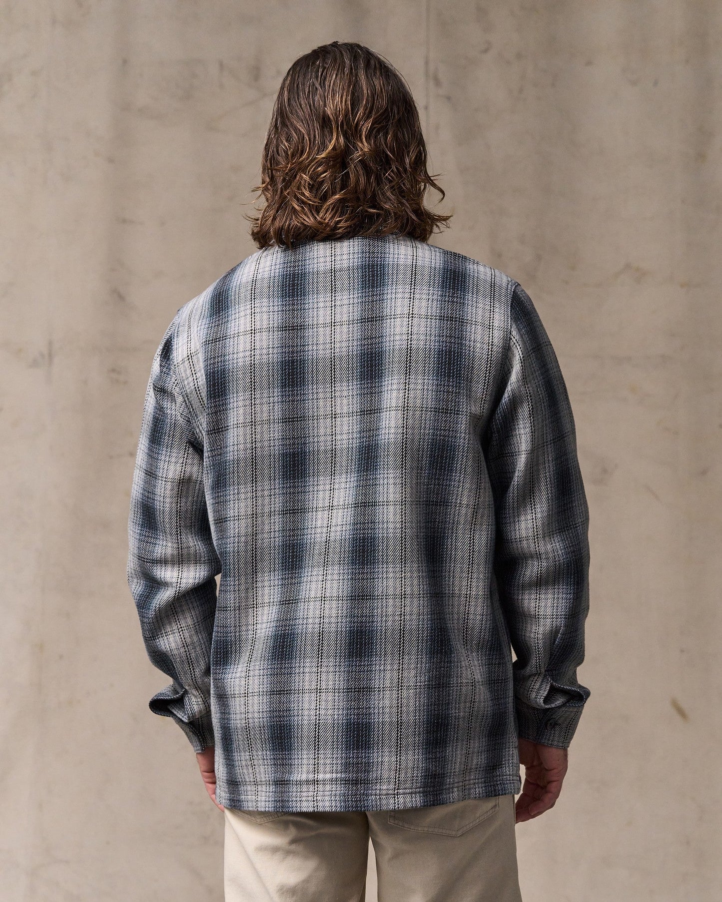 Deer Island Jac-Shirt - Slate / Gray Ombre