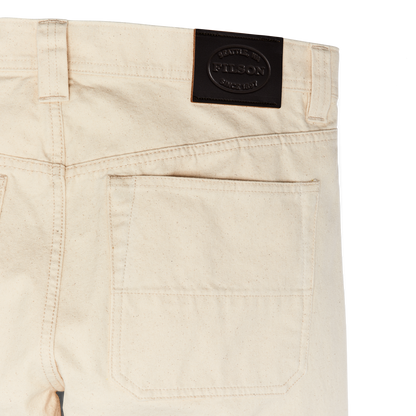 Dry Tin Cloth 5-pocket Pants - Natural Seed