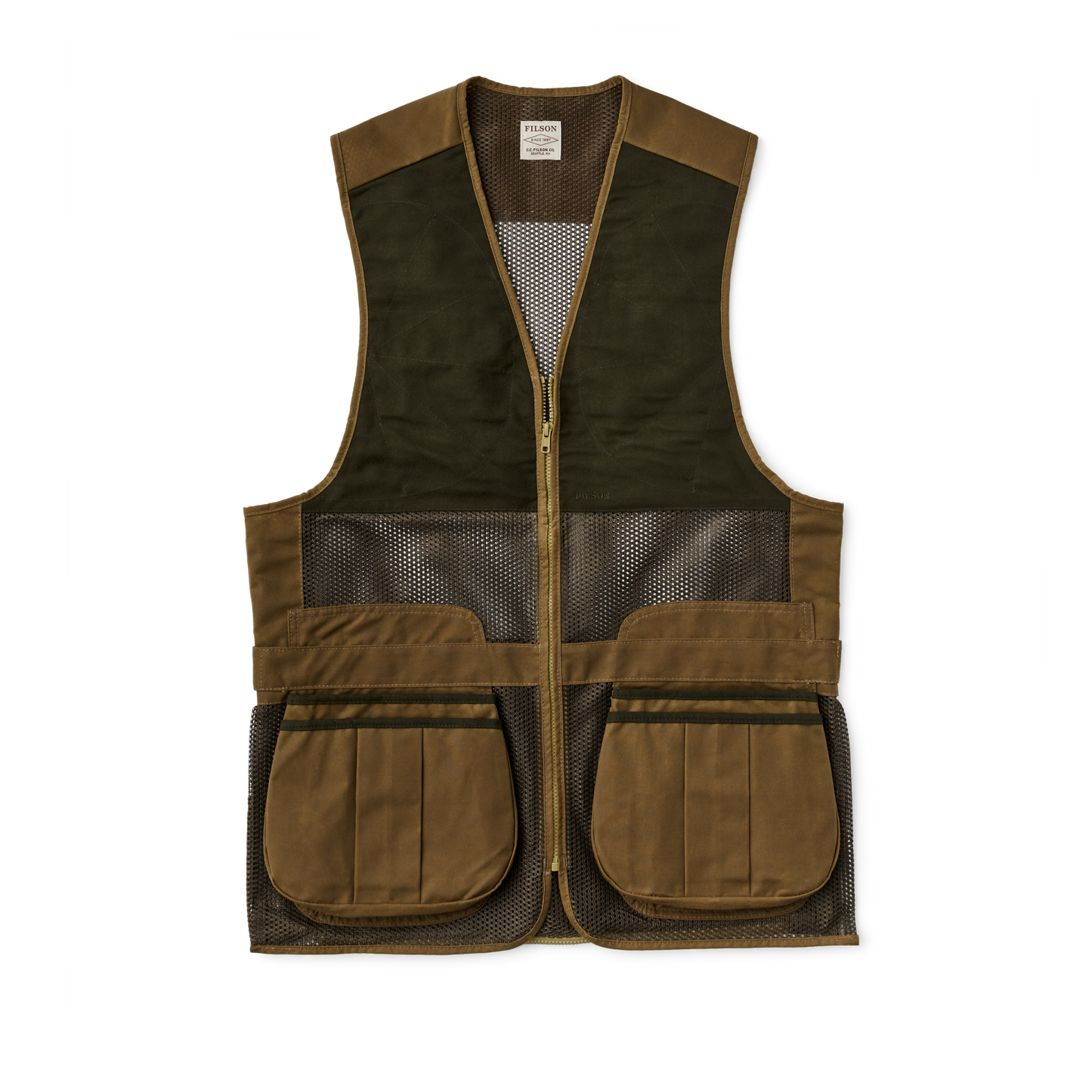 Lightweight Shooting Vest - Dark Tan