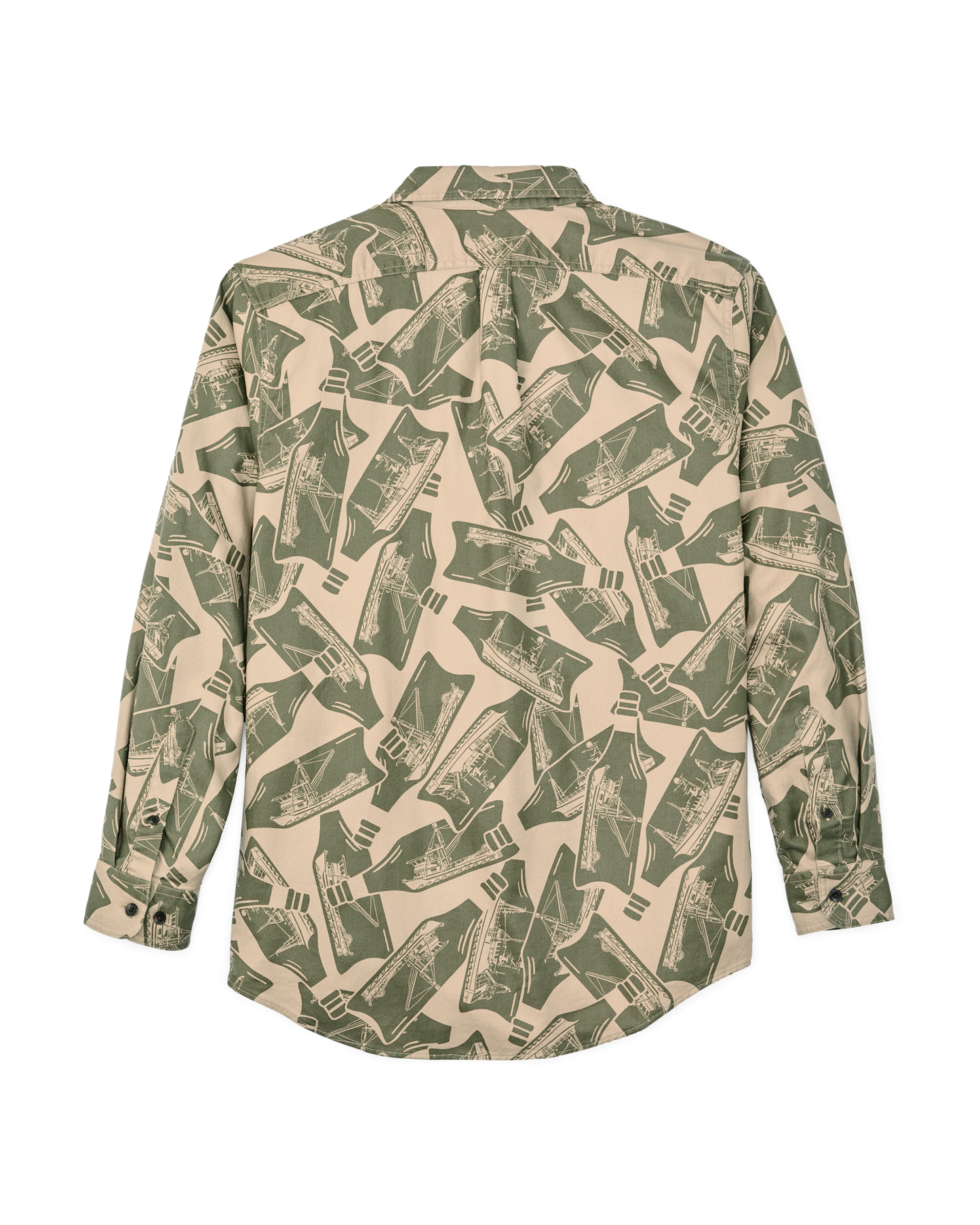 Lightweight Alaskan Guide Shirt - Khaki / Print