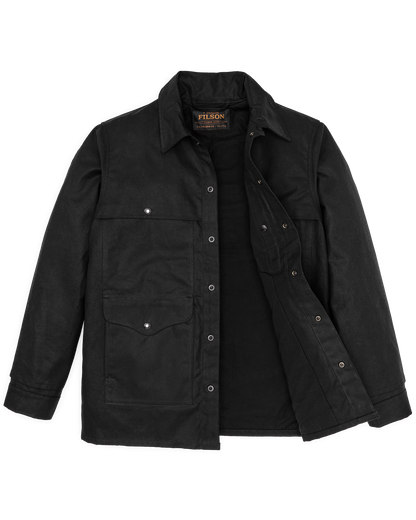 Lined Tin Cloth Cruiser Jacket - Black