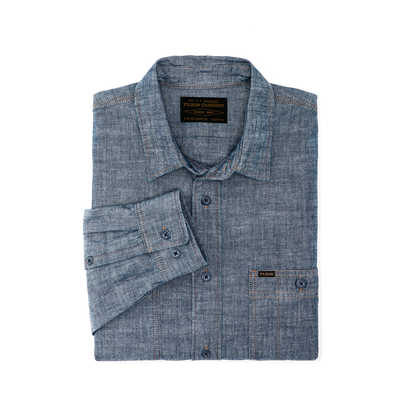 Chambray Cpo Shirt - Rinsed Indigo Chambray