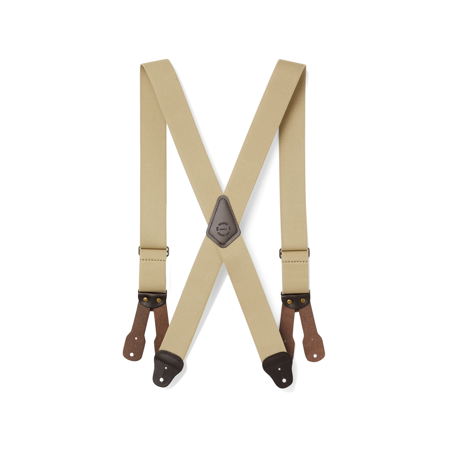 Filson Logger Suspenders - Sand
