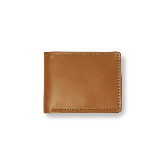 Bridle Leather Bi-fold Wallet - Tan Leather