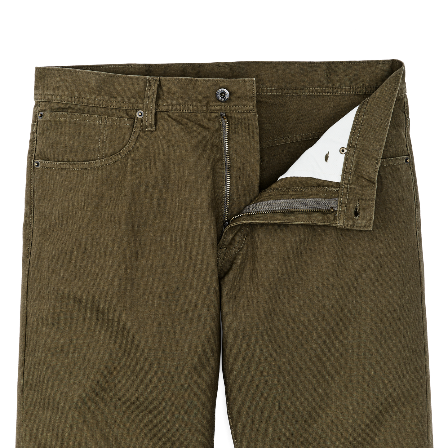 Dry Tin Cloth 5-pocket Pants - Marsh Olive