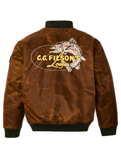 Embroidered Montlake Jacket - Whiskey