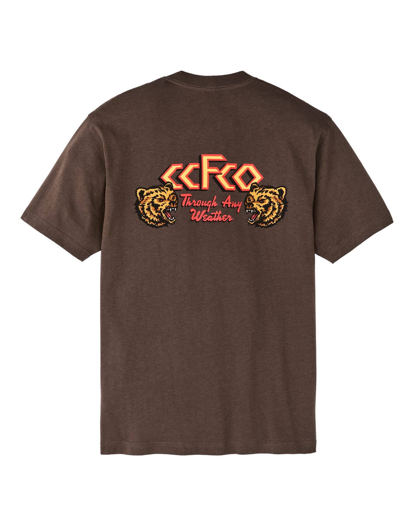 Any Weather Graphic T-shirt - Dark Brown / Any Weather