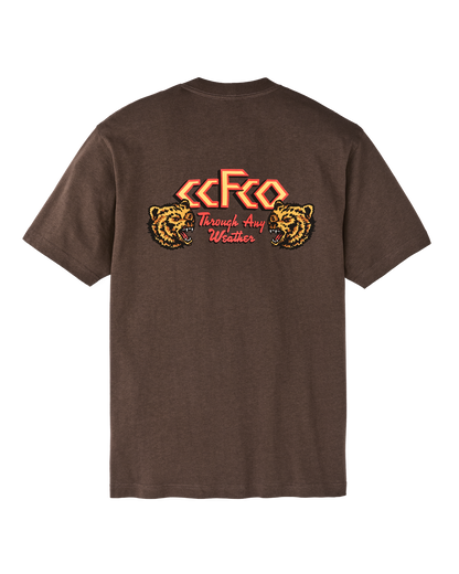 Any Weather Graphic T-shirt - Dark Brown / Any Weather