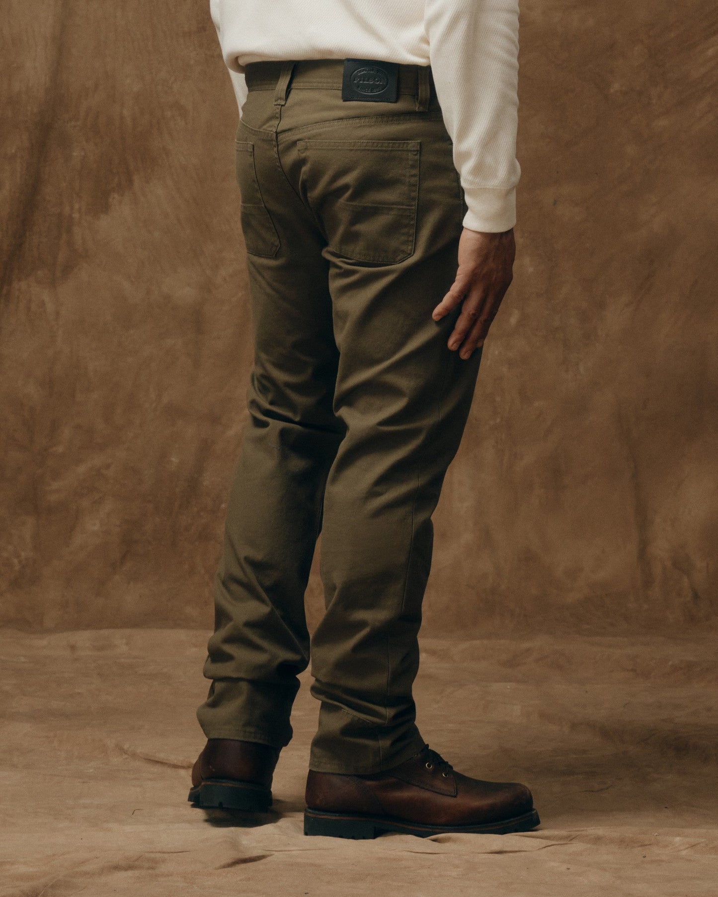 Dry Tin Cloth 5-pocket Pants - Marsh Olive