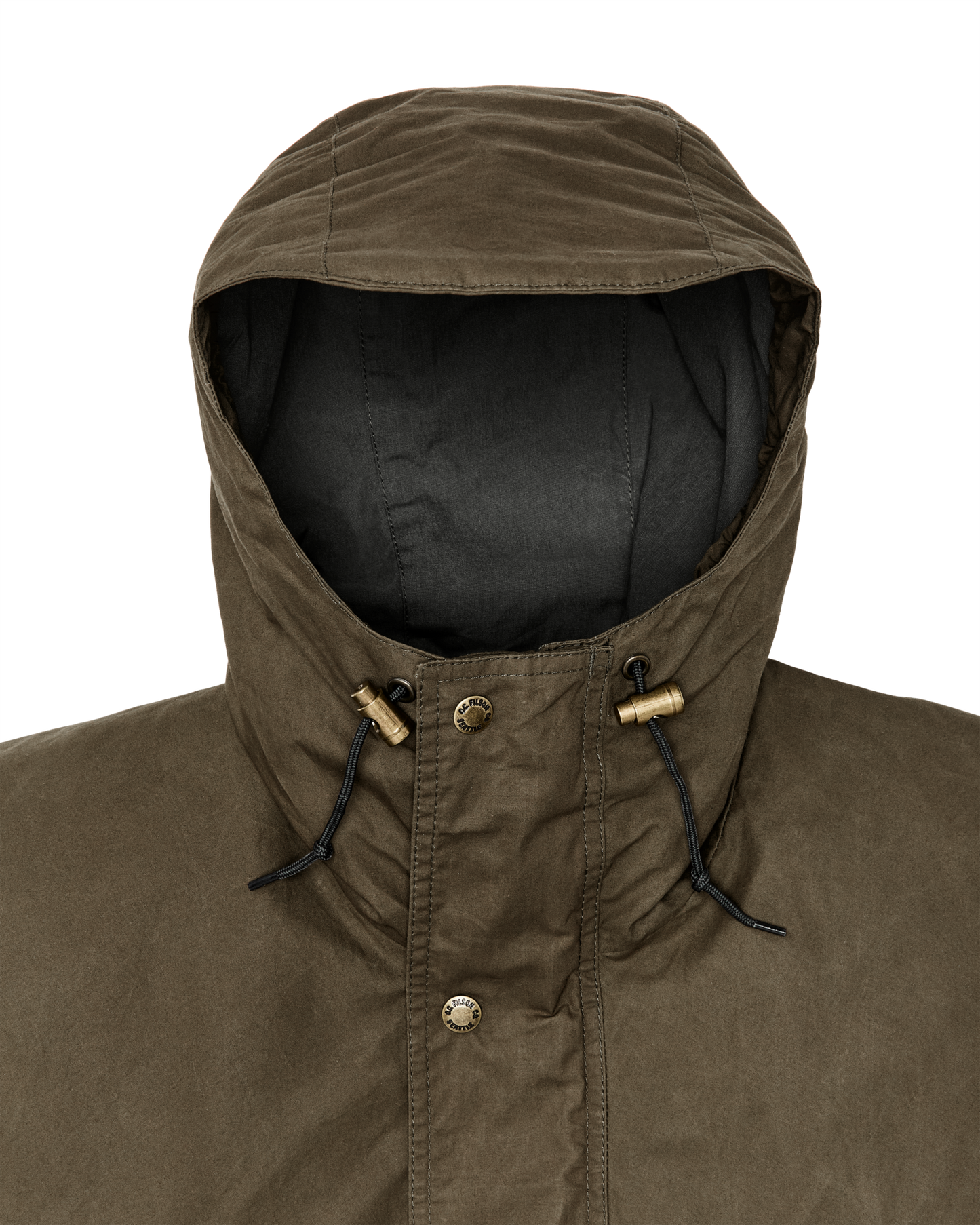 Dry Wax Omak Coat - Burnt Olive