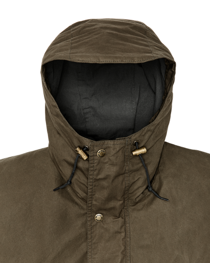 Dry Wax Omak Coat - Burnt Olive