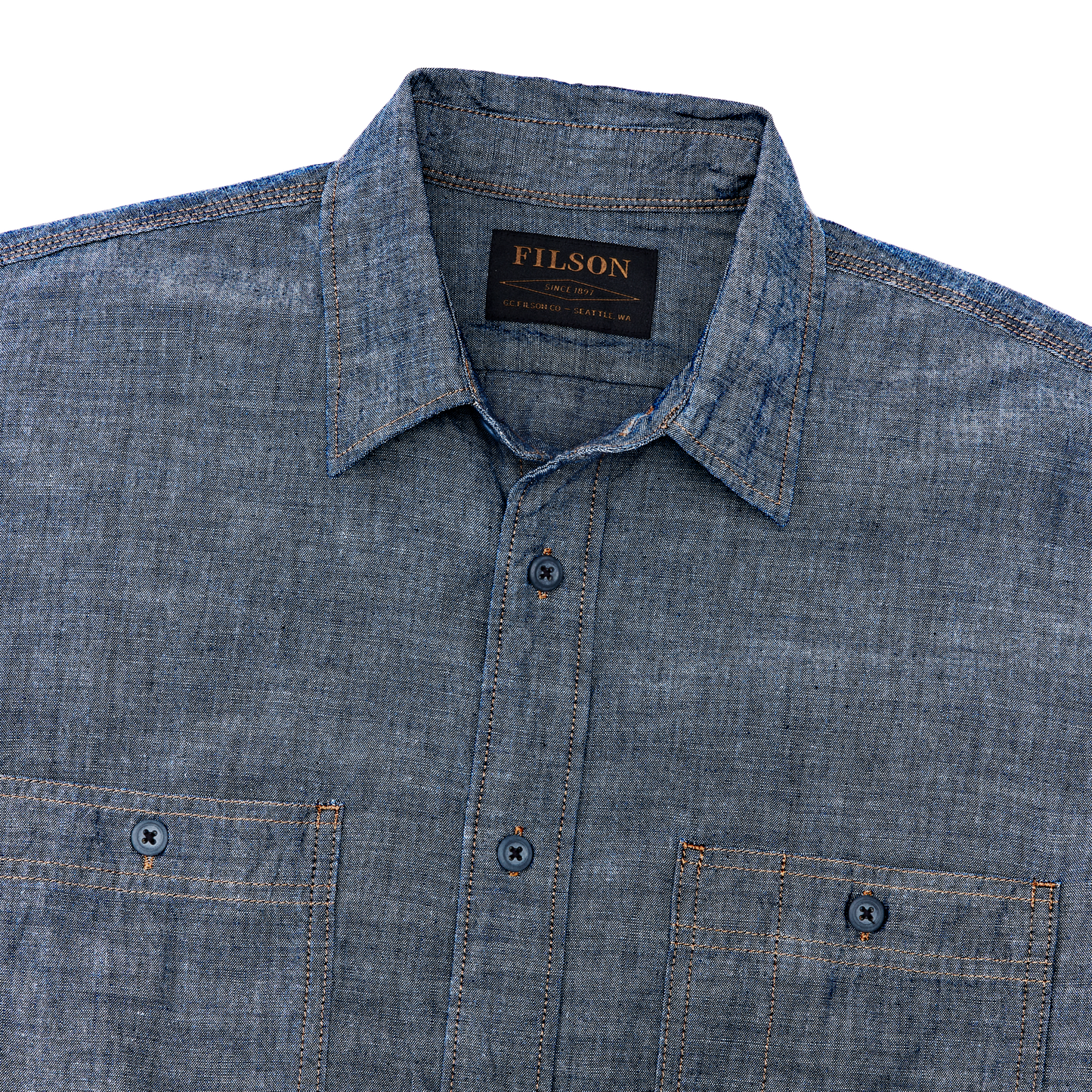 Chambray Cpo Shirt - Rinsed Indigo Chambray