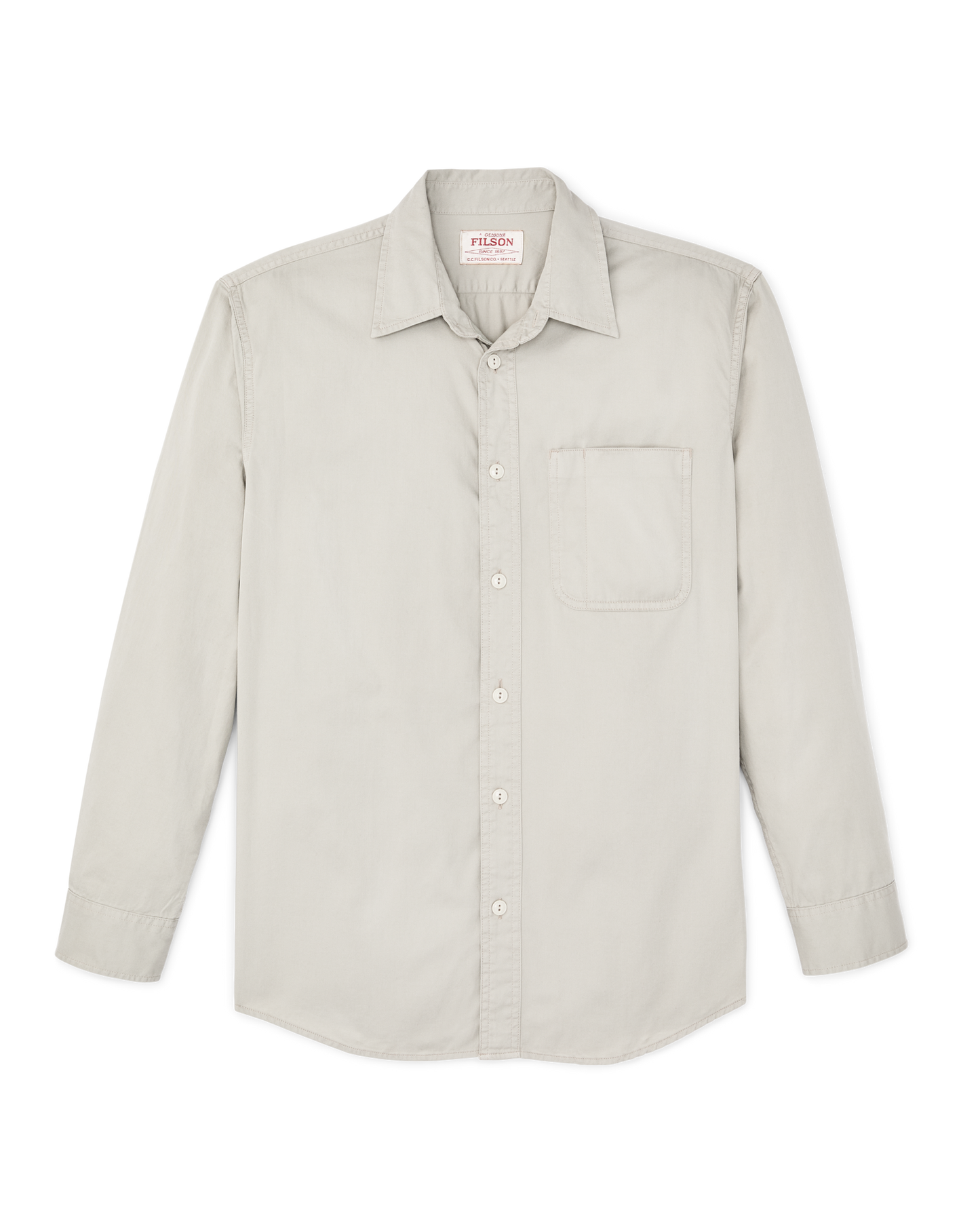 4.5-oz. Twill Shirt - Gray Sky
