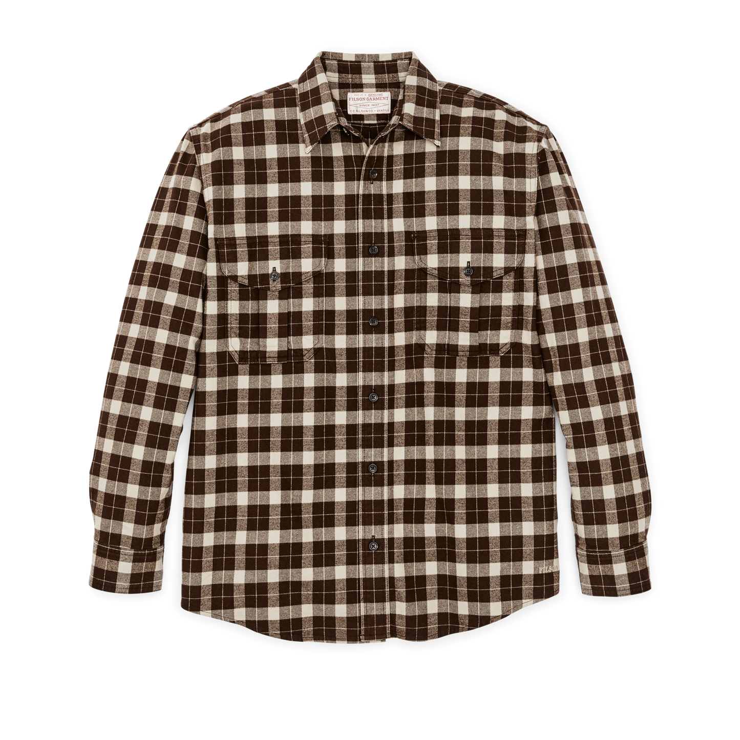 Alaskan Guide Shirt - Brown / Cream Plaid