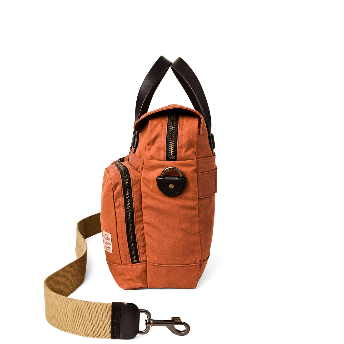 24 Hour Tin Cloth Briefcase - Rust