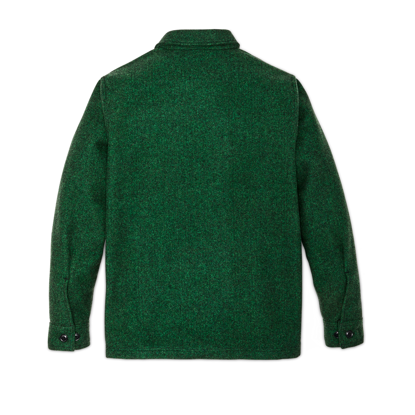 Mackinaw Wool Jac-shirt - Kelly Green / Black Twill
