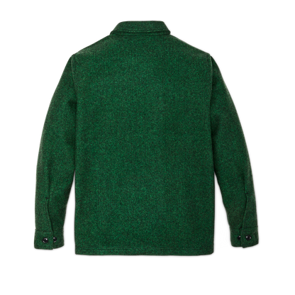 Mackinaw Wool Jac-shirt - Kelly Green / Black Twill