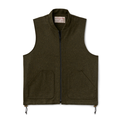Mackinaw Wool Vest Liner - Forest Green