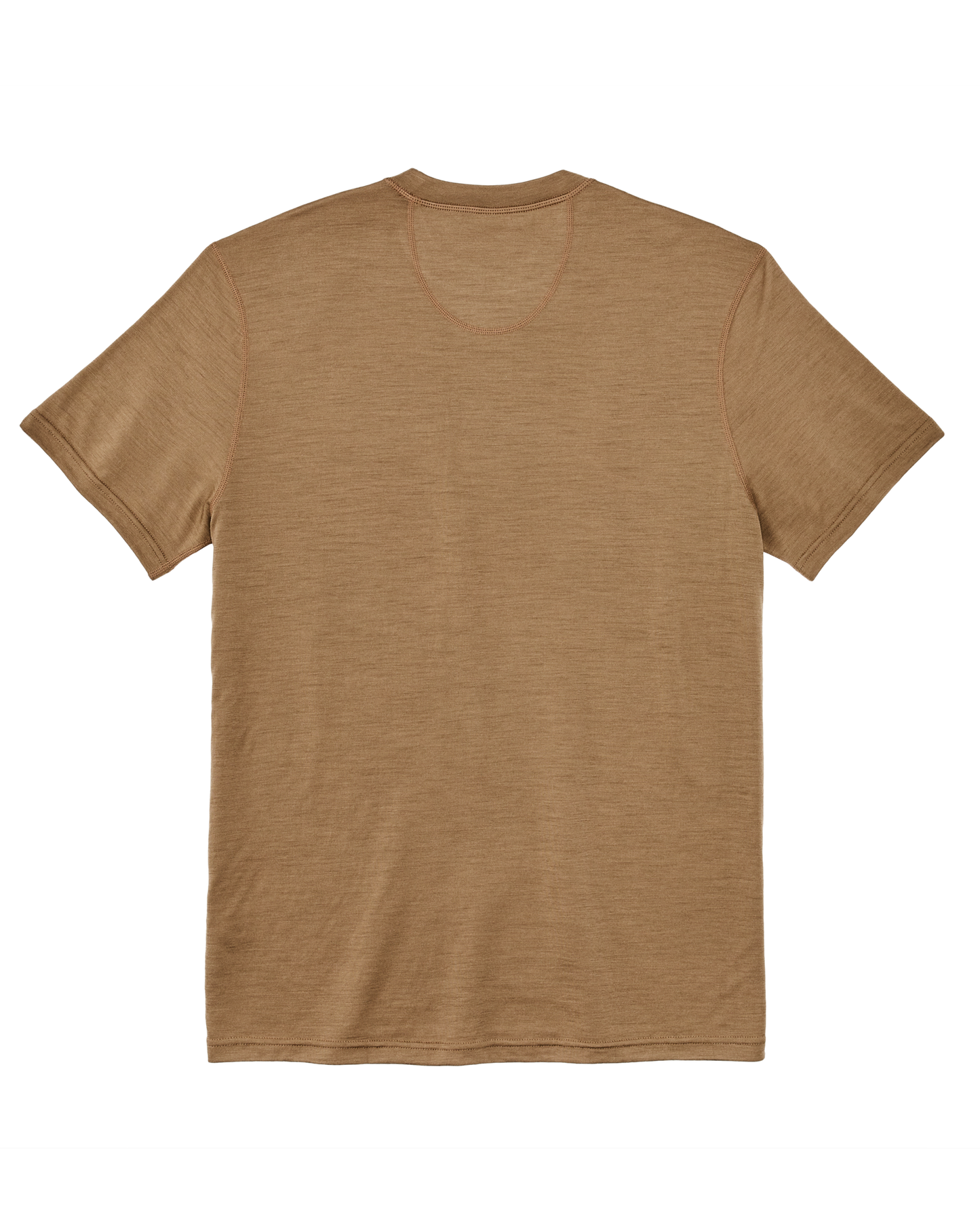 210g Merino Wool Short Sleeve Crewneck T-Shirt - Rugged Tan