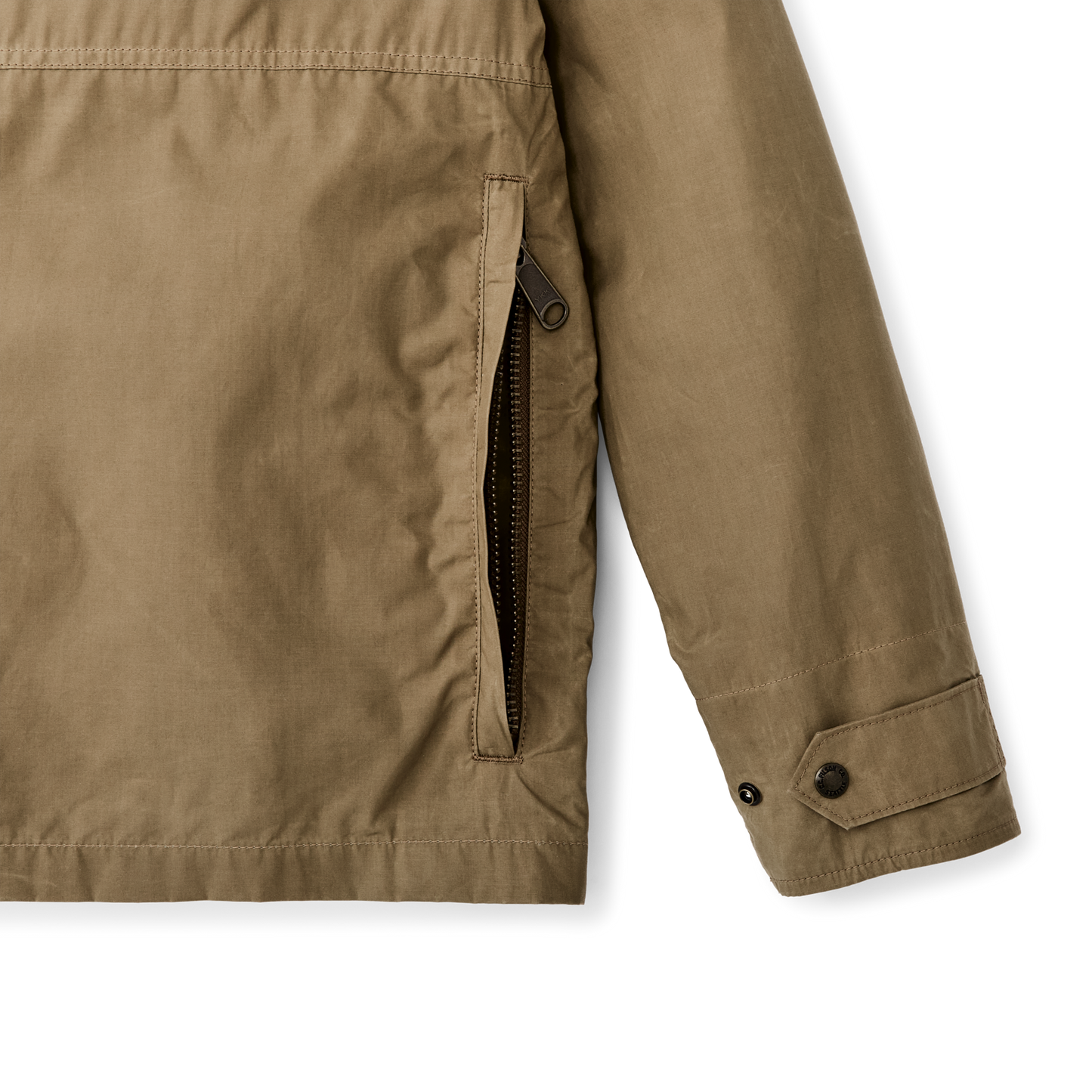 Dry Wax Short Field Jacket - Dark Beige