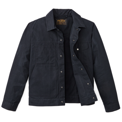 Dry Wax Short Cruiser Jacket - Navy
