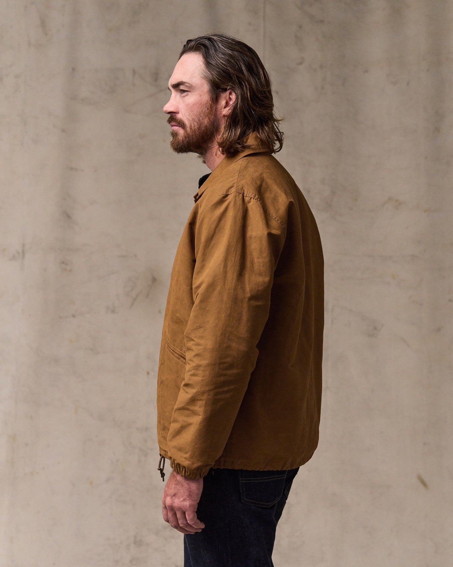 Dry Wax Windbreaker - Harvest Tan