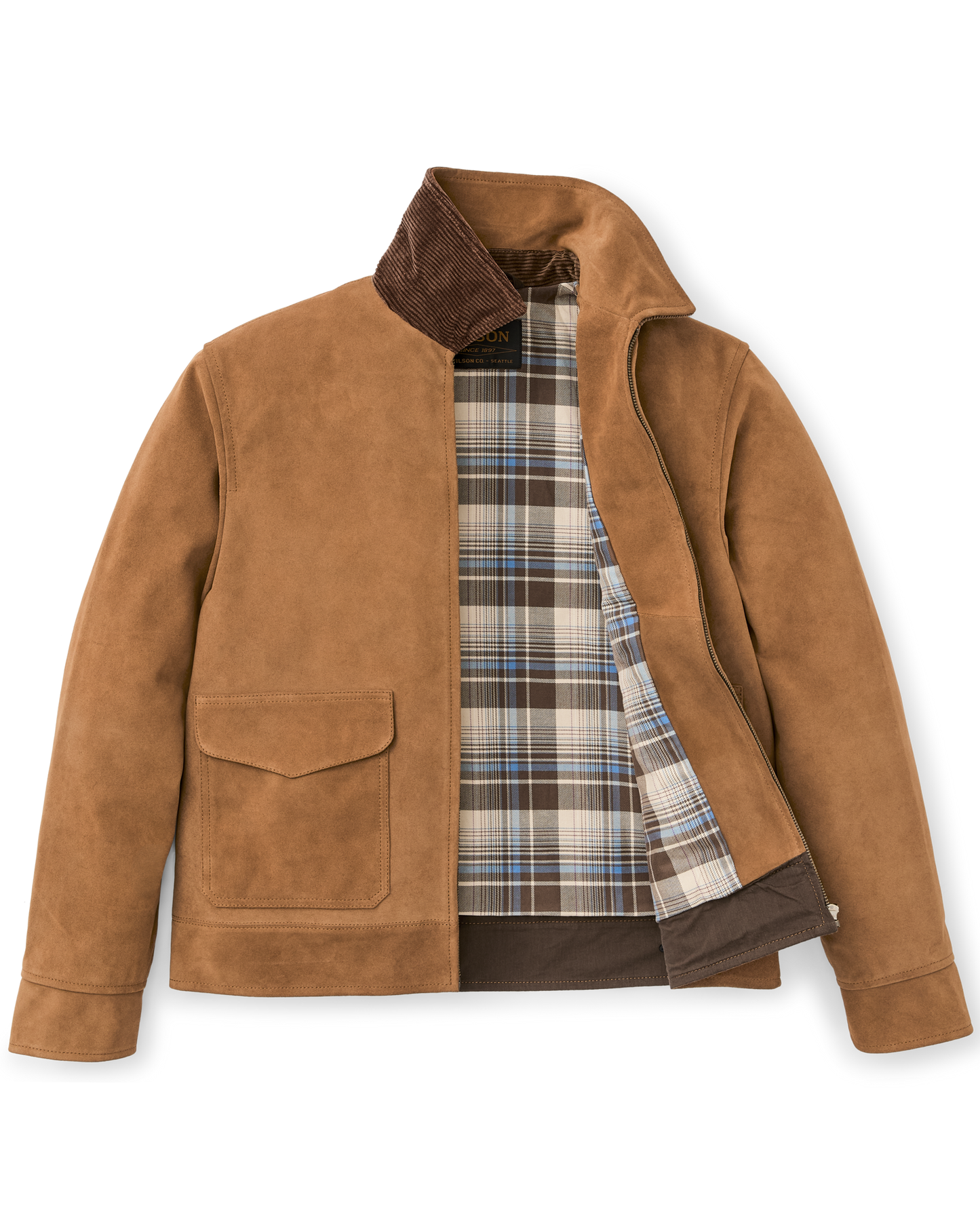 Leather Hadlock Jacket - Saddle Brown