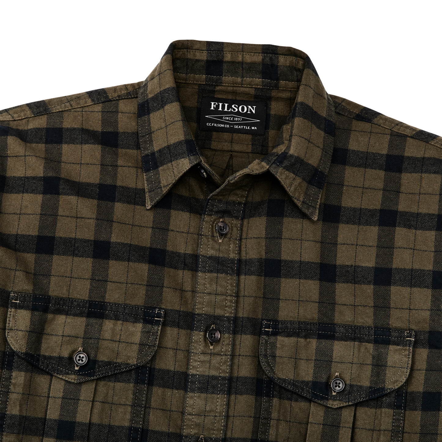 Alaskan Guide Shirt - Otter Green/black