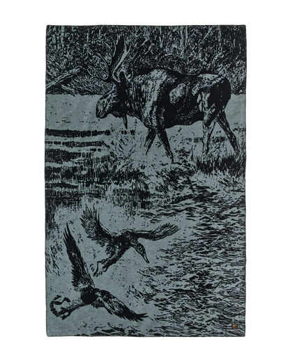 Cotton Blanket - Balsam Green / Marshlands