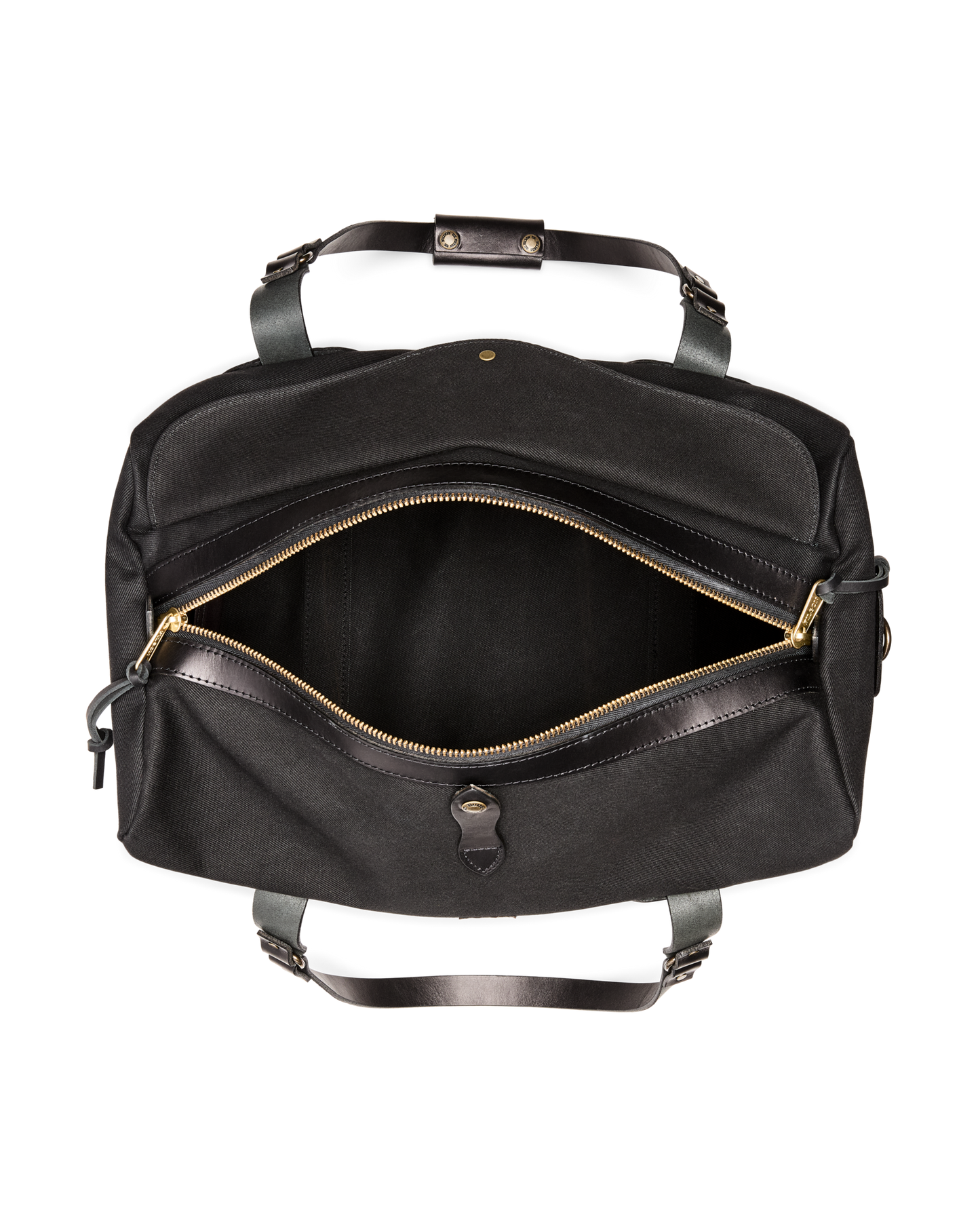 Medium Rugged Twill Duffle Bag - Black