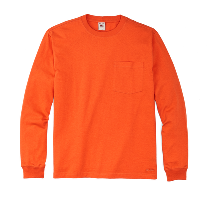 Long Sleeve Pioneer Pocket T-shirt - Flame