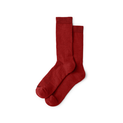 Everyday Crew Socks - Red