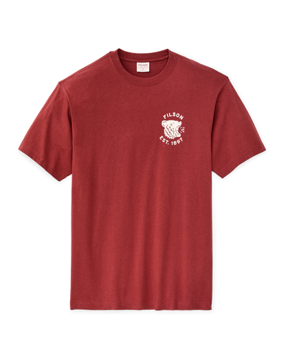 Bear Graphic T-Shirt - Chili Oil
