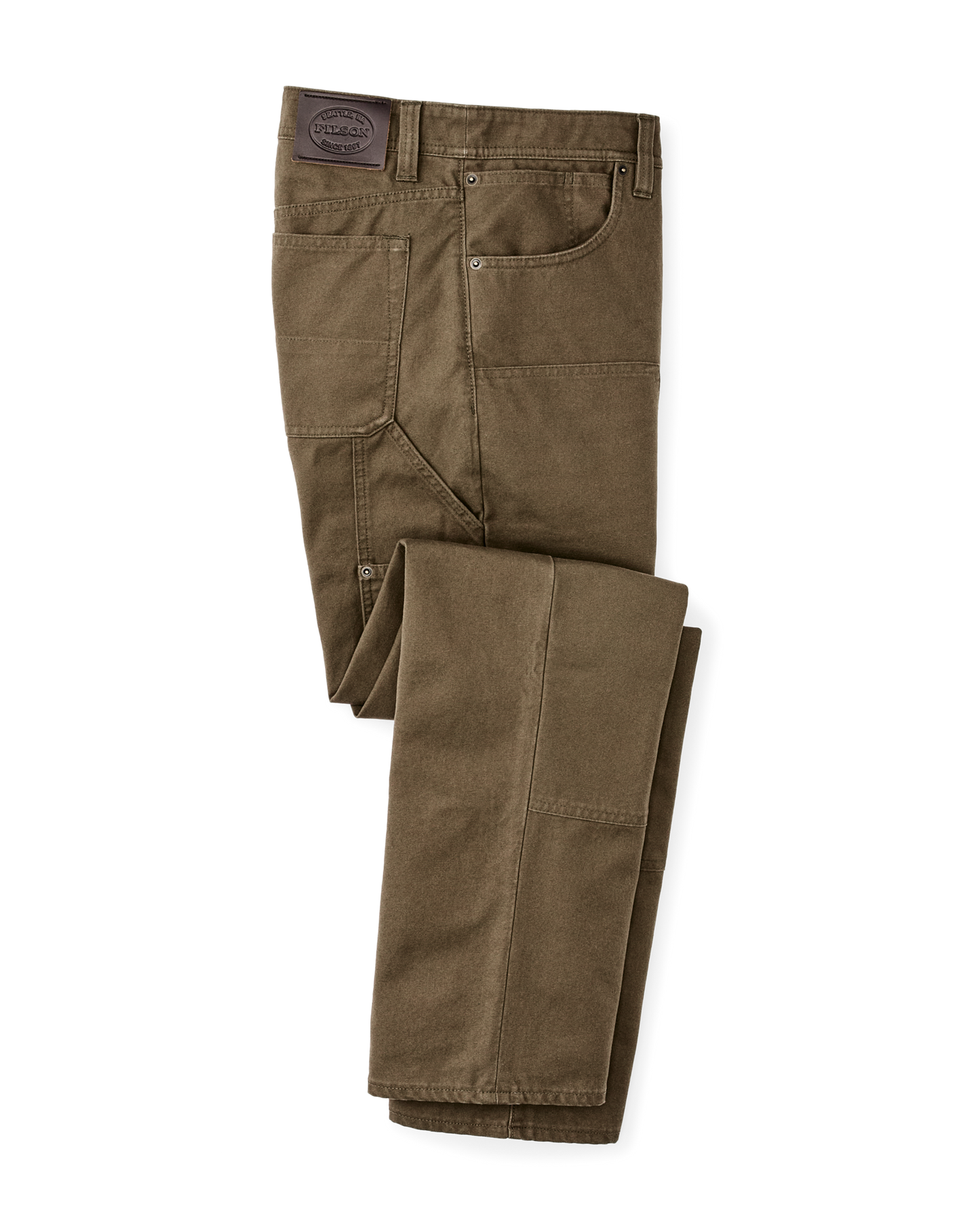 Dry Tin Double Front Pants - Marsh Olive